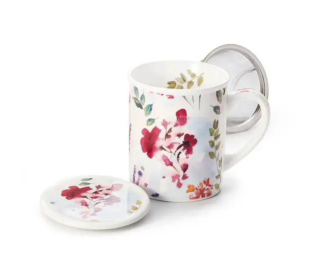 Kruidentheemok "Elfie" van New Bone China met Filter – 0,25L