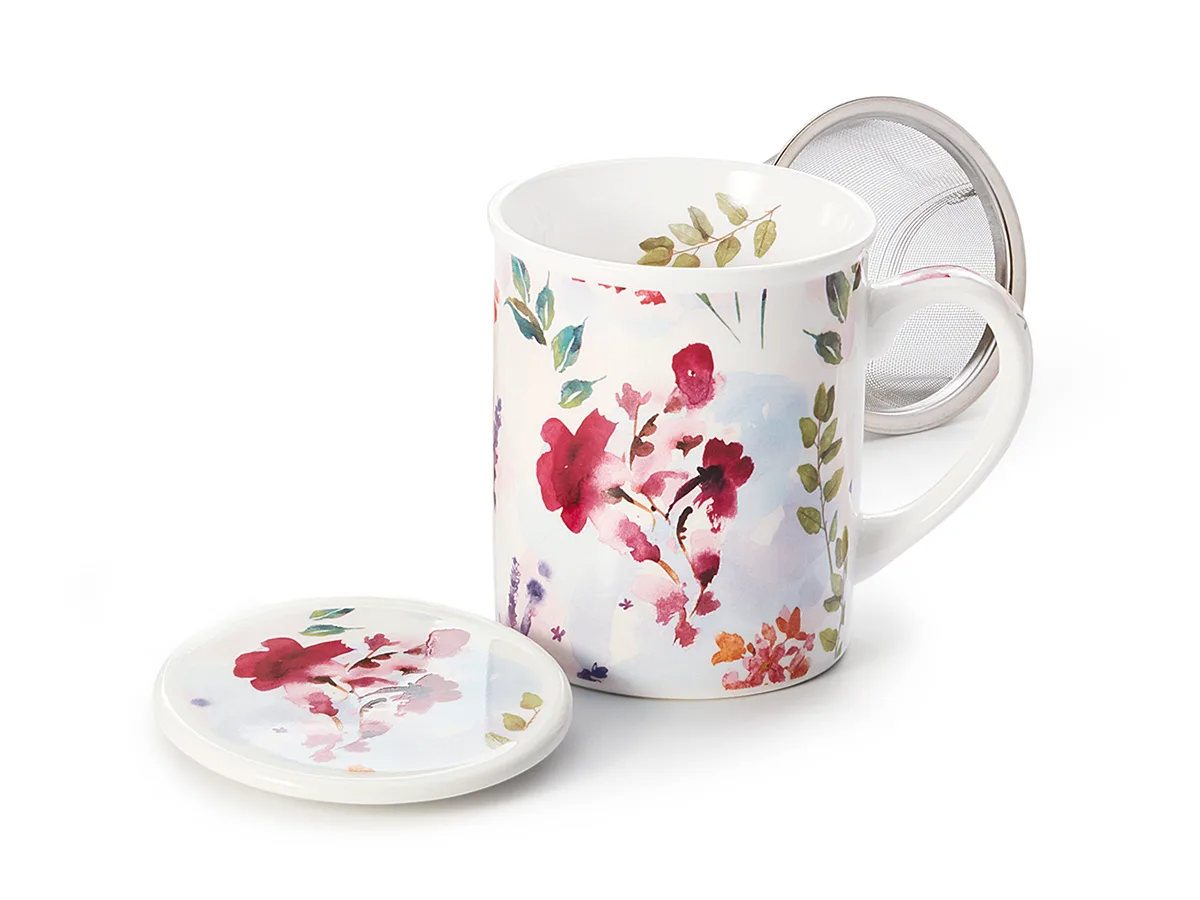 Kruidentheemok "Elfie" van New Bone China met Filter - 0,25L
