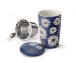 Dubbelwandige Porseleinen Theebeker "Amami" met Filter – 0,35L
