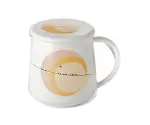 Keramische Theemok "Pure Birds Oranje" met Filter – 0,35L