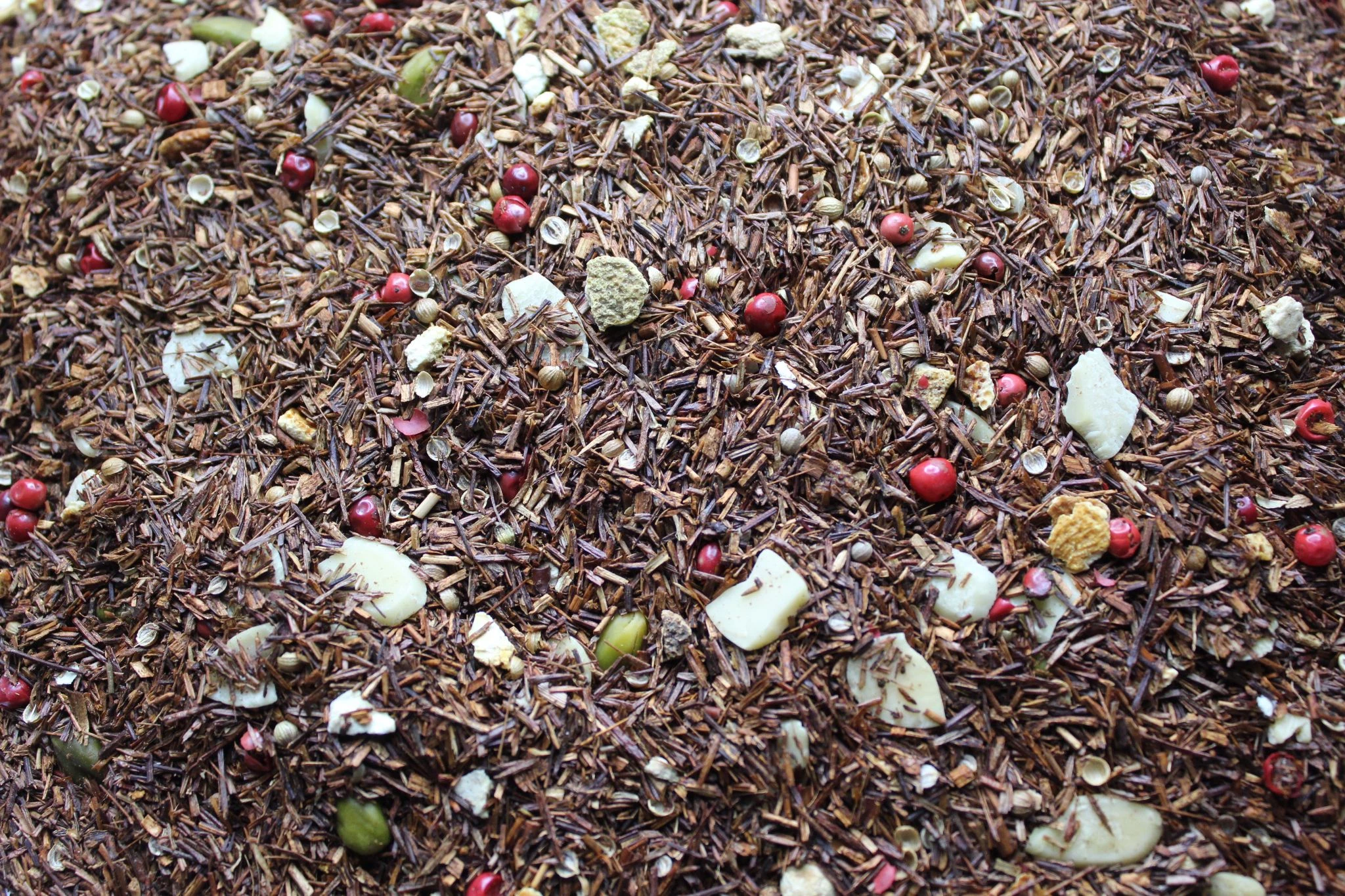 Gingerbread-Biscuit/Sinaasappelsmaak
 -
 Rooibos thee