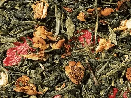 Jasmijn Vanille
 -
 Groene thee
 en
 Witte thee
