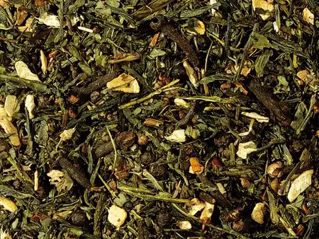 Groene Chai kardemom - kaneel
 -
 Groene thee