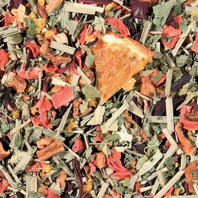 Sinaasappel grapefruit
 -
 Kruiden thee
 en
 Fruit thee